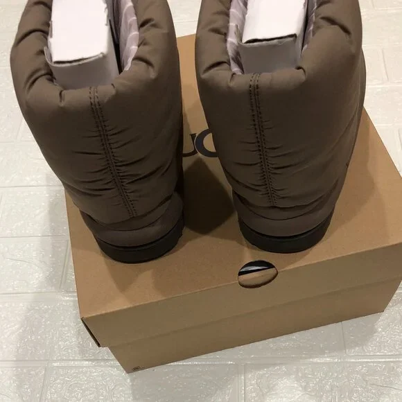 UGG Maxi Cozy Puffy Short Booties UGGPlush Warm Wool Blend Size Big Kid 4 EU 36 - Picture 9 of 14